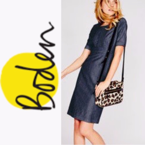 Boden Dresses & Skirts - Boden Westbourne Blue Chambray Dress Size 2